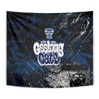 Geelong Cats Tapestry Urban Graffiti Street Art - Bold Abstract Spray Paint