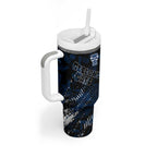 Geelong Cats Tumbler With Handle Urban Graffiti Street Art - Bold Abstract Spray Paint