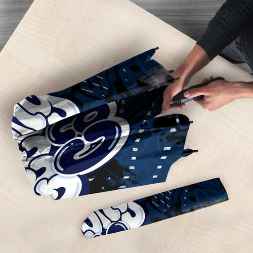 Geelong Cats Umbrella Urban Graffiti Street Art - Bold Abstract Spray Paint