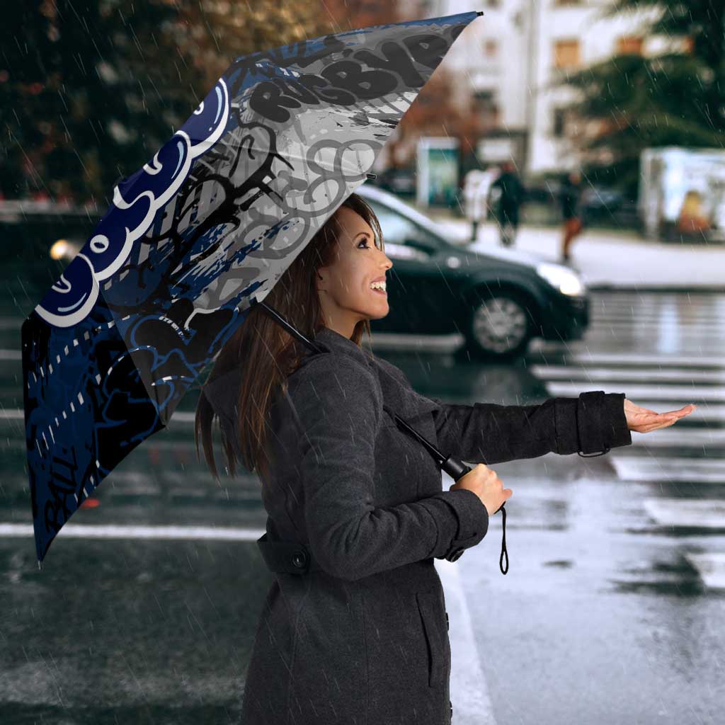 Geelong Cats Umbrella Urban Graffiti Street Art - Bold Abstract Spray Paint
