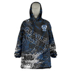 Geelong Cats Wearable Blanket Hoodie Urban Graffiti Street Art - Bold Abstract Spray Paint