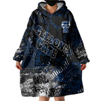 Geelong Cats Wearable Blanket Hoodie Urban Graffiti Street Art - Bold Abstract Spray Paint