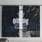 Geelong Cats Window Curtain Urban Graffiti Street Art - Bold Abstract Spray Paint