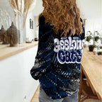 Geelong Cats Women Casual Shirt Urban Graffiti Street Art - Bold Abstract Spray Paint