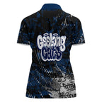 Geelong Cats Women Polo Shirt Urban Graffiti Street Art - Bold Abstract Spray Paint