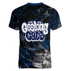 Geelong Cats Women V-Neck T-Shirt Urban Graffiti Street Art - Bold Abstract Spray Paint