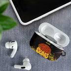 Gold Coast Suns AirPods Case Urban Graffiti Street Art - Bold Abstract Spray Paint