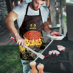 Gold Coast Suns Apron Urban Graffiti Street Art - Bold Abstract Spray Paint