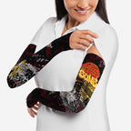 Gold Coast Suns Arm Sleeves Urban Graffiti Street Art - Bold Abstract Spray Paint