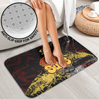 Gold Coast Suns Bathroom Set Urban Graffiti Street Art - Bold Abstract Spray Paint