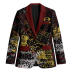 Gold Coast Suns Blazer Urban Graffiti Street Art - Bold Abstract Spray Paint