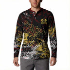 Gold Coast Suns Button Sweatshirt Urban Graffiti Street Art - Bold Abstract Spray Paint