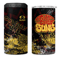 Gold Coast Suns 4 in 1 Can Cooler Tumbler Urban Graffiti Street Art - Bold Abstract Spray Paint