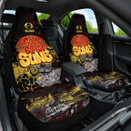 Gold Coast Suns Car Seat Cover Urban Graffiti Street Art - Bold Abstract Spray Paint