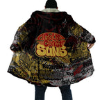 Gold Coast Suns Cloak Urban Graffiti Street Art - Bold Abstract Spray Paint