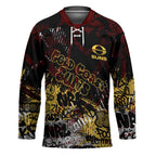 Gold Coast Suns Hockey Jersey Urban Graffiti Street Art - Bold Abstract Spray Paint
