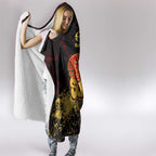 Gold Coast Suns Hooded Blanket Urban Graffiti Street Art - Bold Abstract Spray Paint