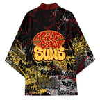 Gold Coast Suns Kimono Urban Graffiti Street Art - Bold Abstract Spray Paint