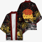 Gold Coast Suns Kimono Urban Graffiti Street Art - Bold Abstract Spray Paint