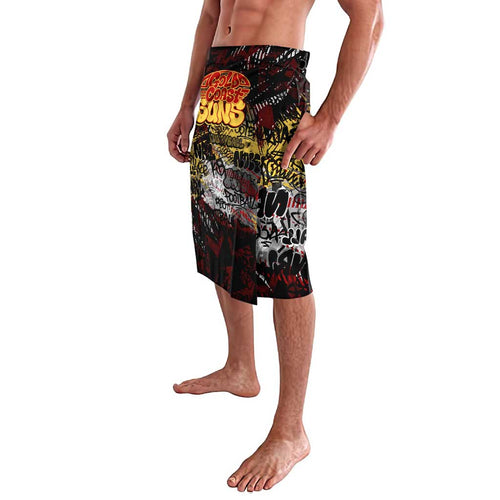 Gold Coast Suns Lavalava Urban Graffiti Street Art - Bold Abstract Spray Paint