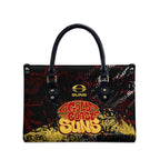 Gold Coast Suns Leather Bag Urban Graffiti Street Art - Bold Abstract Spray Paint