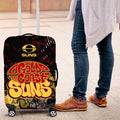 Gold Coast Suns Luggage Cover Urban Graffiti Street Art - Bold Abstract Spray Paint