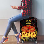 Gold Coast Suns Luggage Cover Urban Graffiti Street Art - Bold Abstract Spray Paint
