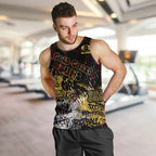 Gold Coast Suns Men Tank Top Urban Graffiti Street Art - Bold Abstract Spray Paint