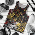 Gold Coast Suns Men Tank Top Urban Graffiti Street Art - Bold Abstract Spray Paint