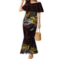 Gold Coast Suns Mermaid Dress Urban Graffiti Street Art - Bold Abstract Spray Paint