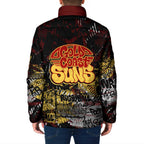 Gold Coast Suns Padded Jacket Urban Graffiti Street Art - Bold Abstract Spray Paint