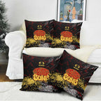 Gold Coast Suns Pillow Cover Urban Graffiti Street Art - Bold Abstract Spray Paint