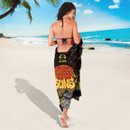 Gold Coast Suns Sarong Urban Graffiti Street Art - Bold Abstract Spray Paint
