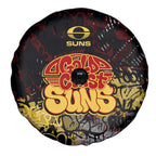 Gold Coast Suns Spare Tire Cover Urban Graffiti Street Art - Bold Abstract Spray Paint