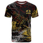 Gold Coast Suns T Shirt Urban Graffiti Street Art - Bold Abstract Spray Paint