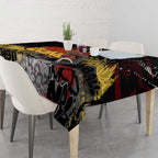 Gold Coast Suns Tablecloth Urban Graffiti Street Art - Bold Abstract Spray Paint