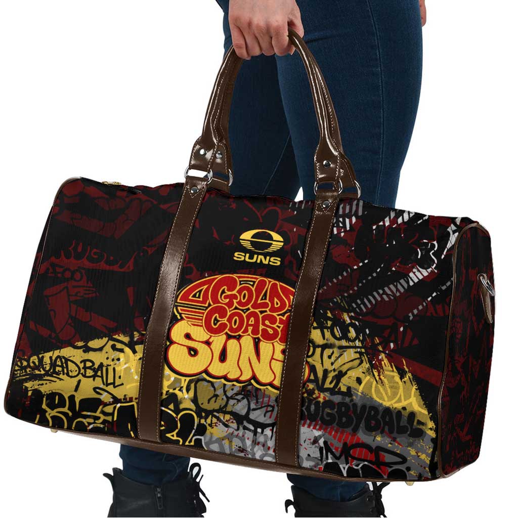 Gold Coast Suns Travel Bag Urban Graffiti Street Art - Bold Abstract Spray Paint