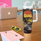 Gold Coast Suns Tumbler With Handle Urban Graffiti Street Art - Bold Abstract Spray Paint