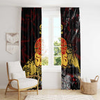 Gold Coast Suns Window Curtain Urban Graffiti Street Art - Bold Abstract Spray Paint