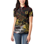 Gold Coast Suns Women Polo Shirt Urban Graffiti Street Art - Bold Abstract Spray Paint