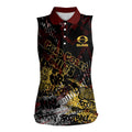 Gold Coast Suns Women Sleeveless Polo Shirt Urban Graffiti Street Art - Bold Abstract Spray Paint