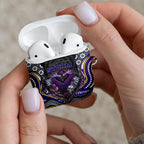 Melbourne Storm AirPods Case The Scream of Lightning Eyes - Indigenous Dot Ripping Effect