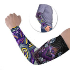 Melbourne Storm Arm Sleeves The Scream of Lightning Eyes - Indigenous Dot Ripping Effect