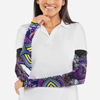 Melbourne Storm Arm Sleeves The Scream of Lightning Eyes - Indigenous Dot Ripping Effect