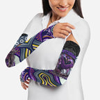 Melbourne Storm Arm Sleeves The Scream of Lightning Eyes - Indigenous Dot Ripping Effect