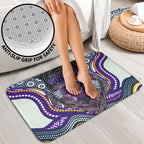 Melbourne Storm Bathroom Set The Scream of Lightning Eyes - Indigenous Dot Ripping Effect