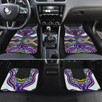 Melbourne Storm Car Mats The Scream of Lightning Eyes - Indigenous Dot Ripping Effect