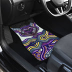 Melbourne Storm Car Mats The Scream of Lightning Eyes - Indigenous Dot Ripping Effect