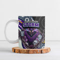 Melbourne Storm Ceramic Mug The Scream of Lightning Eyes - Indigenous Dot Ripping Effect