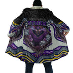 Melbourne Storm Cloak The Scream of Lightning Eyes - Indigenous Dot Ripping Effect